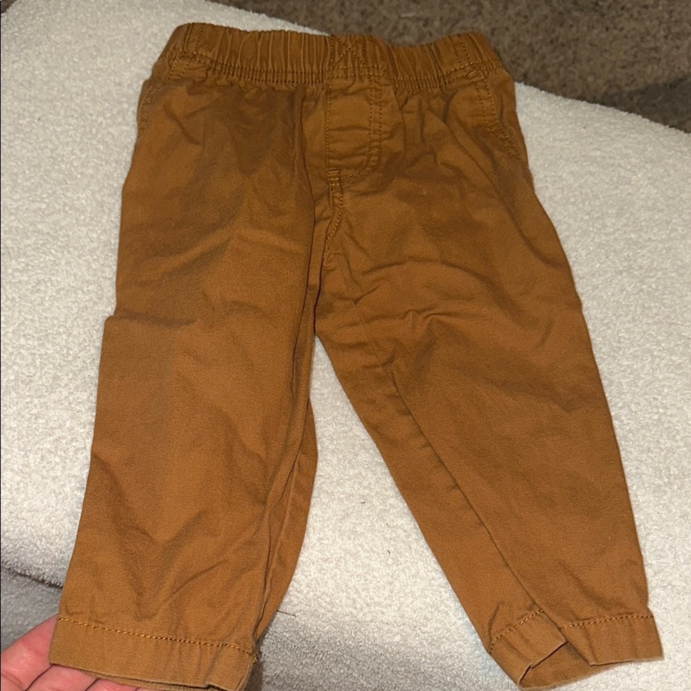 Carter's Tan Casual Bottoms Durable Cotton